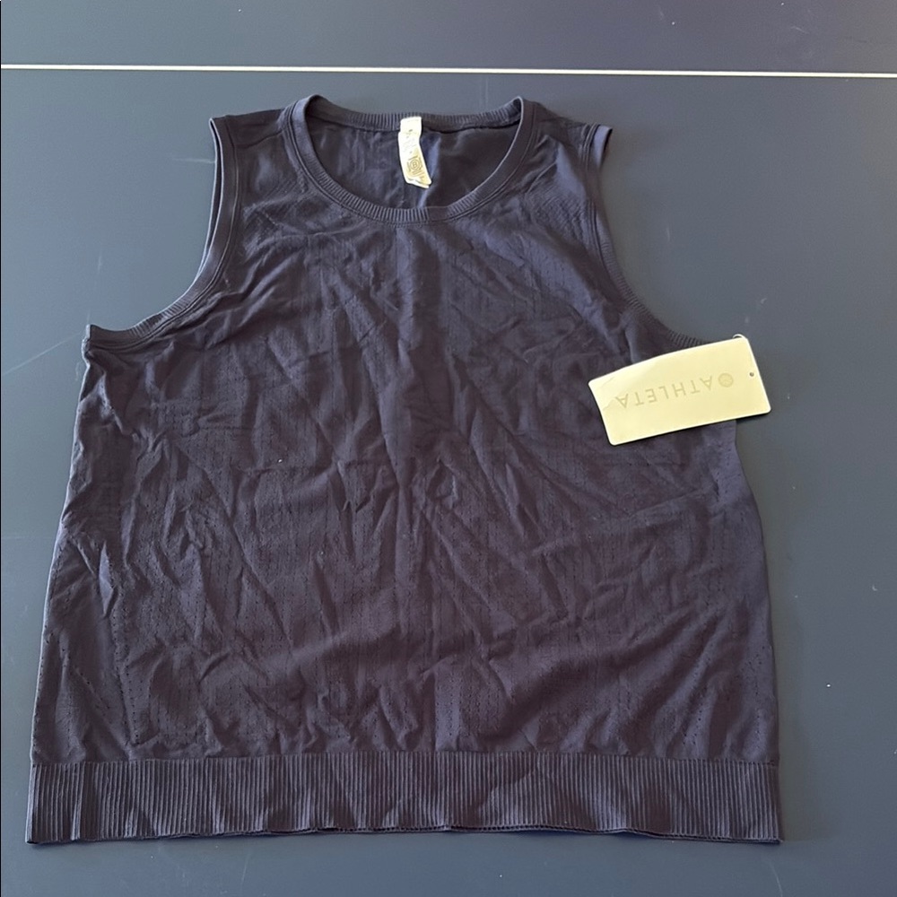 Athleta Blue Sleeveless Tank Top